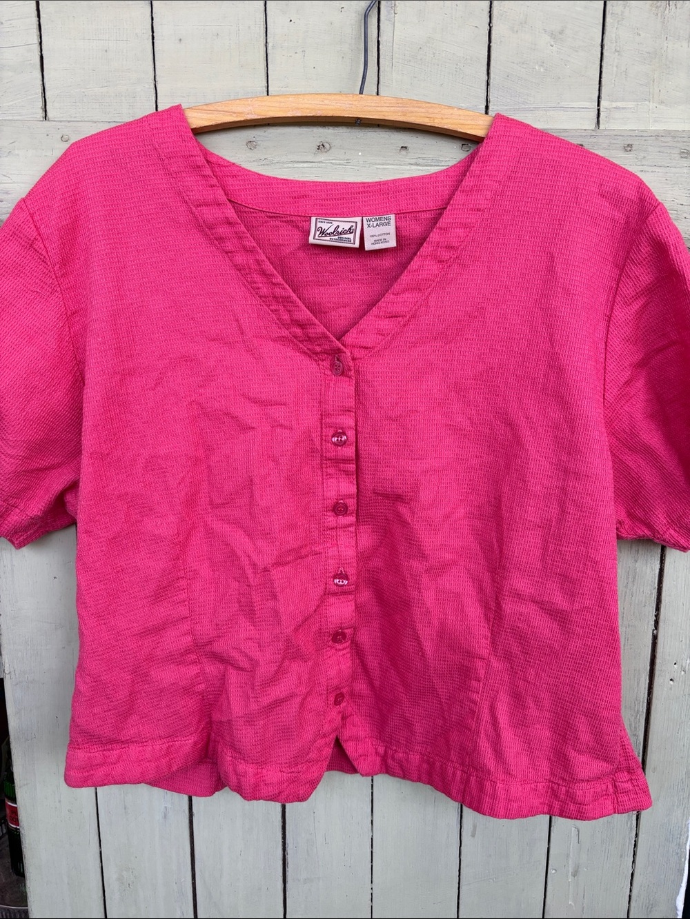 Woolrich women’s v-neck blouse